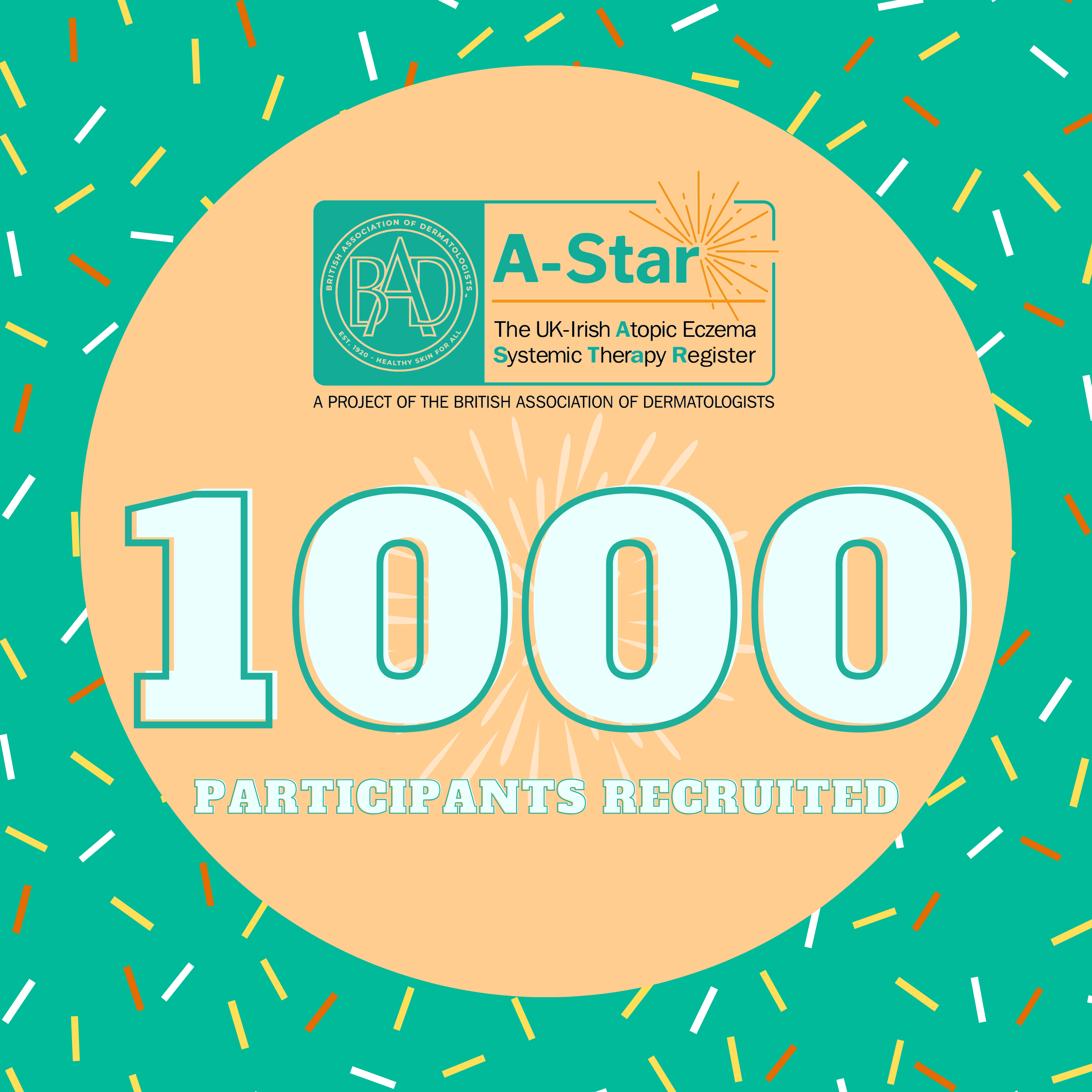 A-STAR has recruited 1000 patients