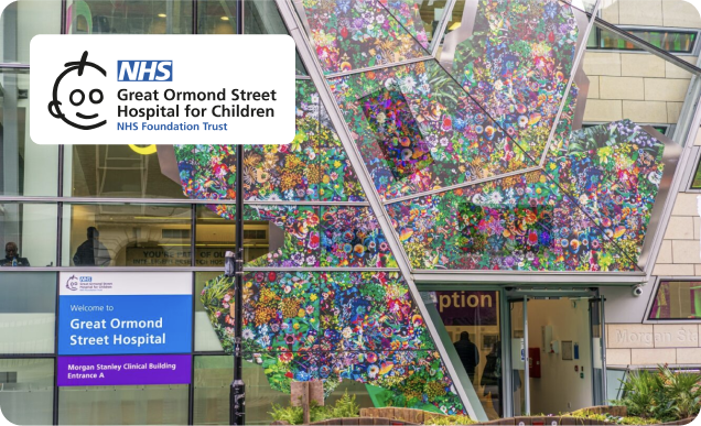 Great Ormond street hospital and logo